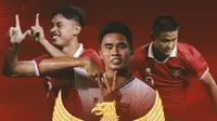 Timnas Indonesia U-20 - Hokky Caraka, Alfriyanto Nico, Muhammad Ferarri (Bola.com/Adreanus Titus)