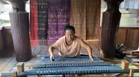 Klaster Usaha Rumah Ulos&nbsp;di Tarutung, Sumatera Utara.