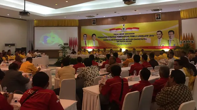 Rapat internal Golkar yang putuskan dorong Airlangga Hartarto menjadi Cawapres Jokowi