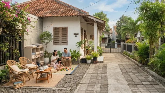 Area Lounge Multifungsi yang Bisa Berubah Menjadi Tempat Parkir Model Berfungsi Ganda