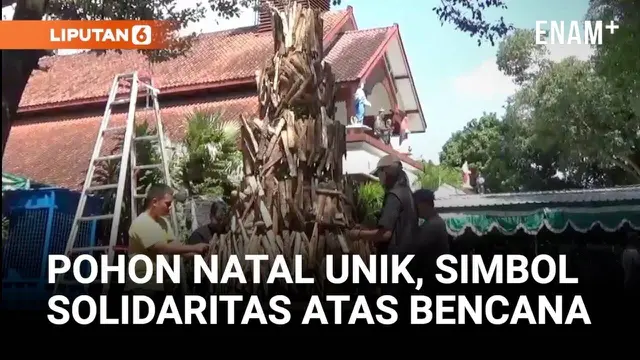 Pohon Natal Unik, Simbol Solidaritas atas Bencana Banjir