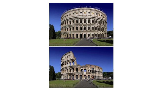 Colosseum yang terkanal (Sumber: Boredpanda)