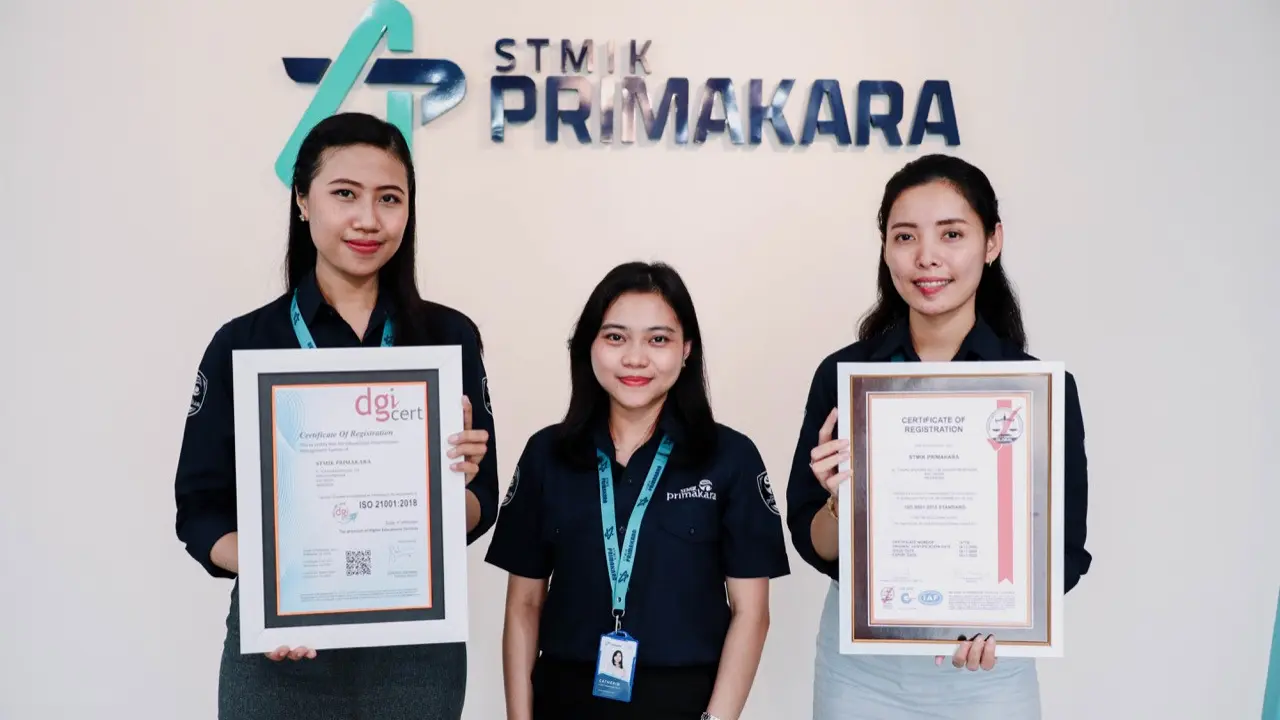 STIMIK Primakara Raih Sertifikasi ISO