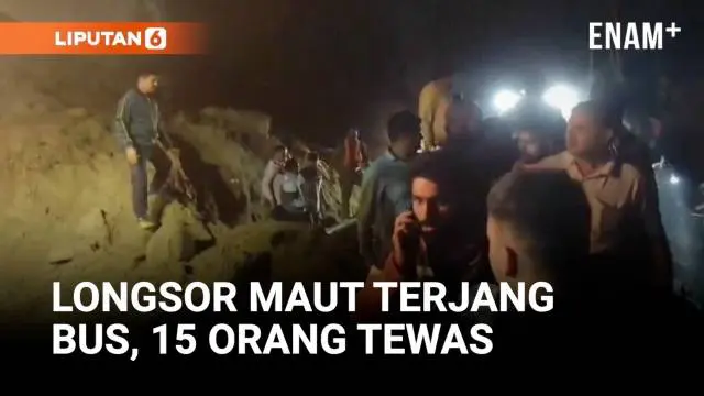 Sedikitnya 15 orang tewas setelah longsor menimpa bus di wilayah pegunungan Himachal Pradesh, India utara. Hujan deras selama beberapa hari membuat lereng menjadi rapuh dan menyebabkan longsor mematikan ini. Polisi dan tim penyelamat terus berupaya m...