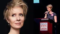 Aktris yang juga aktivis sosial ini akan maju sebagai calon Gubernur New York. © twitter.com/cynthianixon nytimes.com