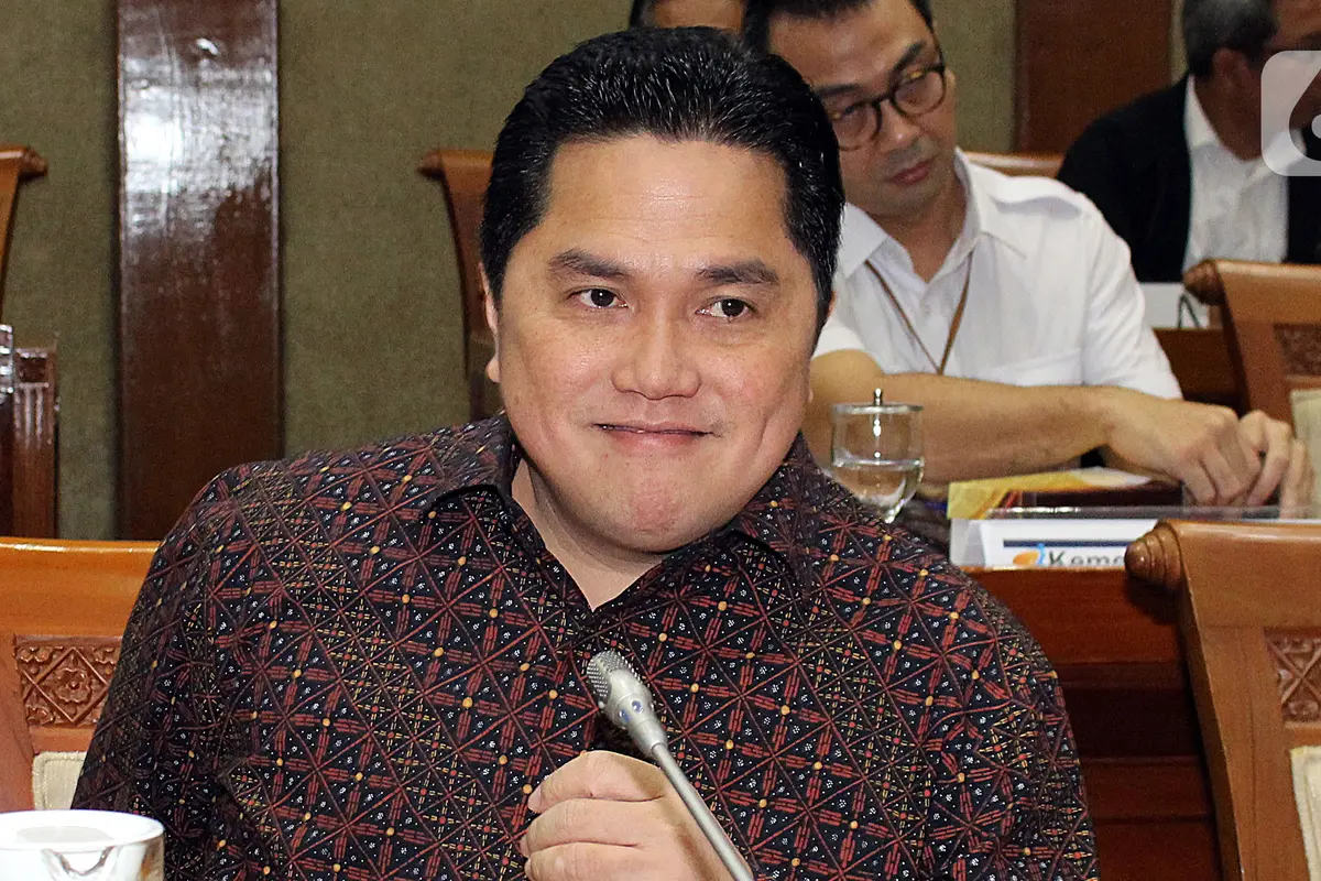 Erick Thohir Rapat Perdana di DPR