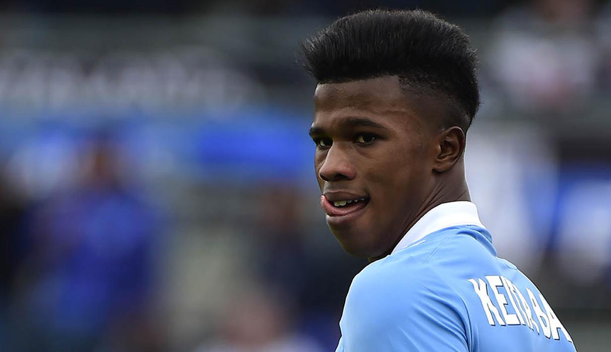 3. Balde Diao Keita, Lazio, sudah menjadi incaran Liverpool sejak era Brendan Rodgers, namun sepertinya Klopp juga tertarik dengan pria berkebangsaan Spanyol itu. (AFP/Olivier Morin) 