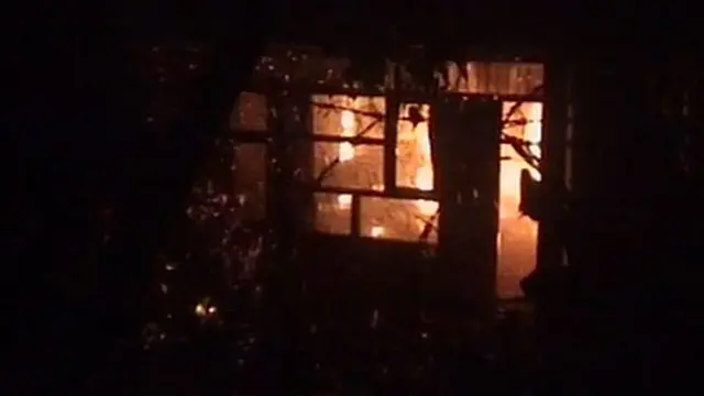 Percetakan Ludes Terbakar