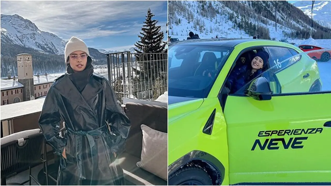 7 Potret Maudy Ayunda saat Liburan sambil Kerja di Italia, Jajal Ngedrift