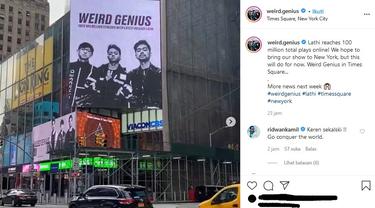 weird genius di Times Square