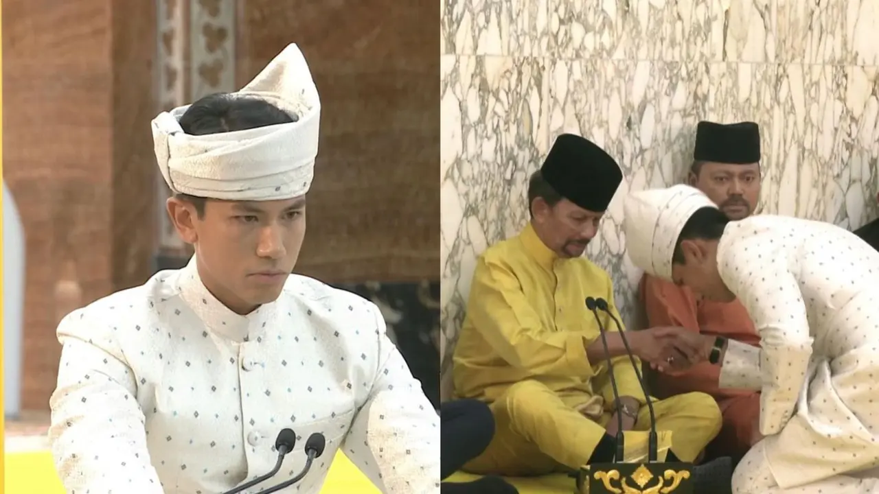 Deretan potret Pangeran Abdul Mateen dari Brunai Darussalam menikah