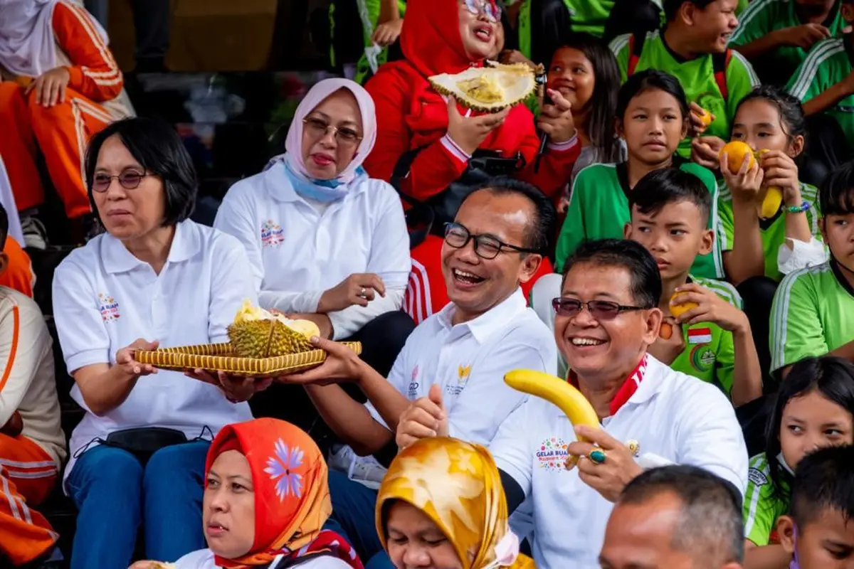 Kementerian Koordinator Bidang Perekonomian berkolaborasi dengan berbagai stakeholders menyelenggarakan Gelar Buah Nusantara. (Dok ekon.go.id)