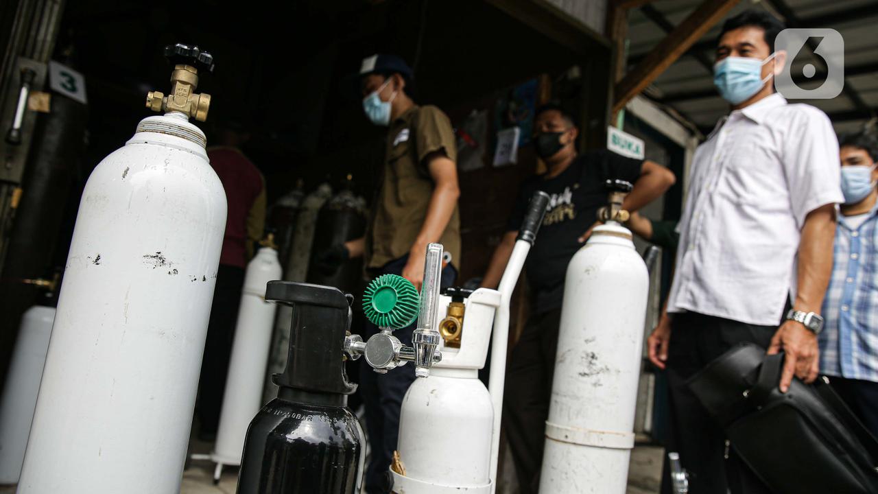 Imbas kasus COVID-19 Melonjak, Permintaan Pengisian Tabung Oksigen Meningkat