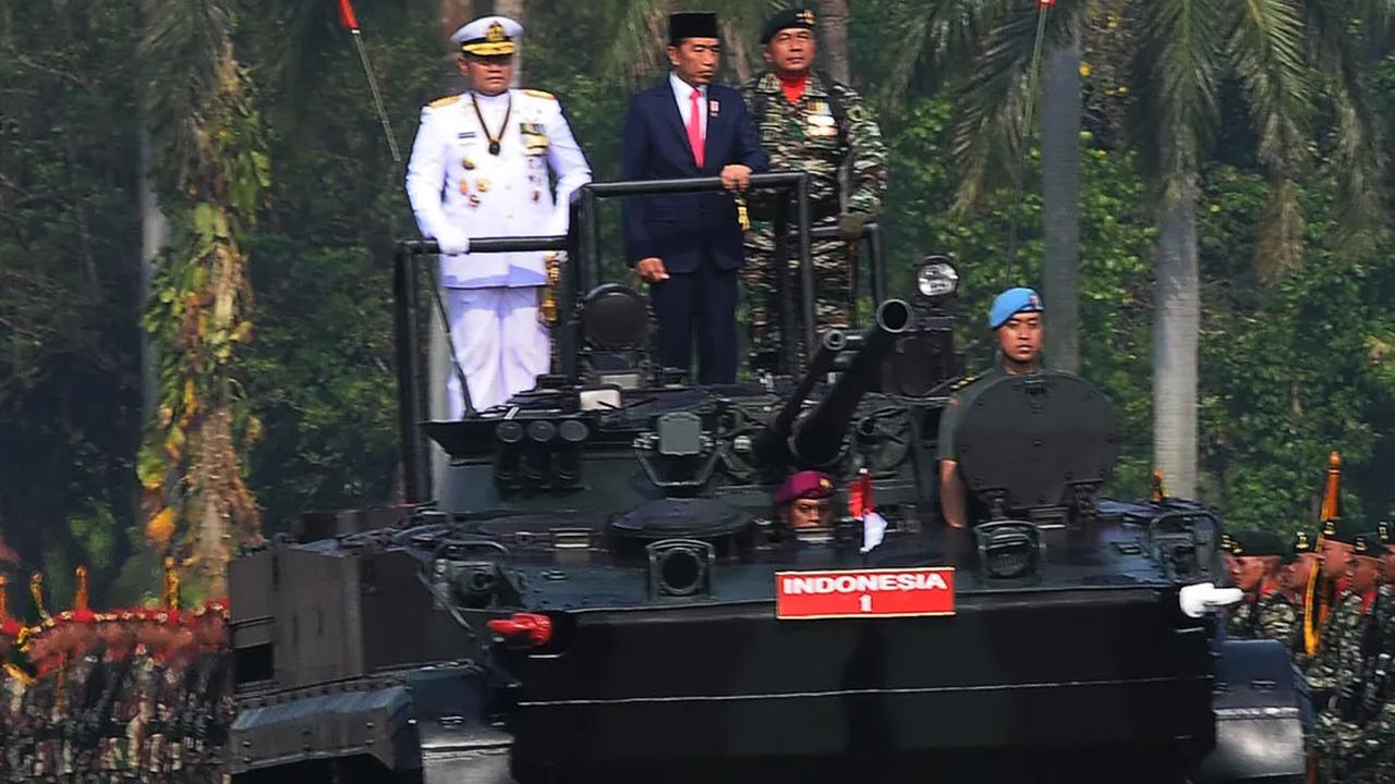 VIDEO: Yel Yel Sangar Pasukan Elite Bakar Semangat Prajurit di HUT ke-78 TNI