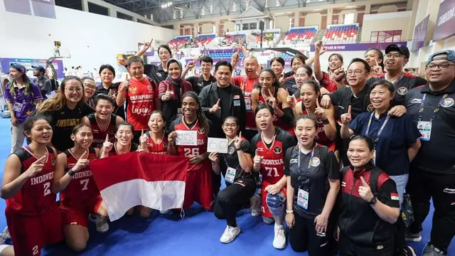 Timnas basket putri Indonesia rebut emas SEA Games 2023