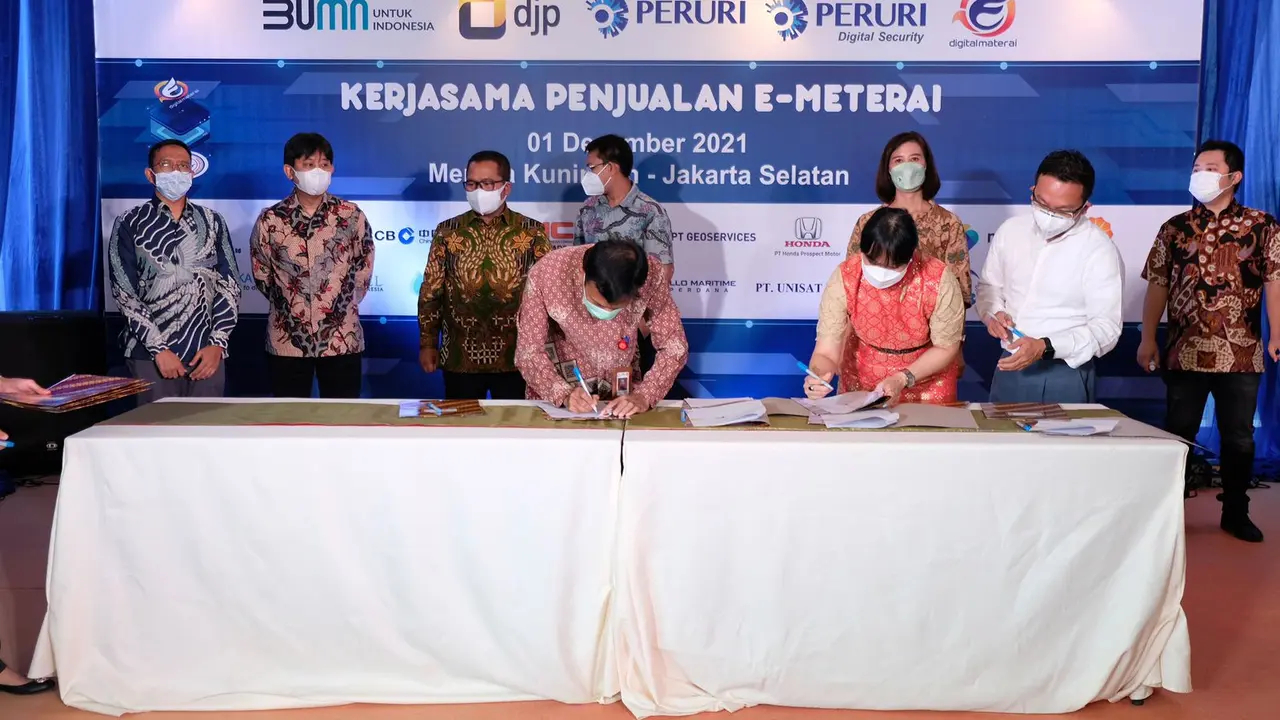 PT Peruri Digital security (“PDS") jalin kemitraan penggunaan meterai elektronik dengan PT Redphoenix Kreatif Genesis (“RKG”)