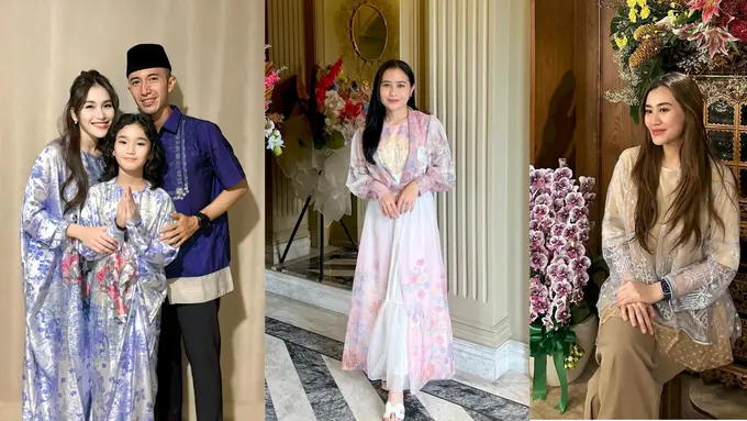 8 Adu Gaya Public Figure Rayakan Lebaran Hari Kedua, dari Ayu Ting Ting, Prilly Latuconsina, hingga Aaliyah Massaid
