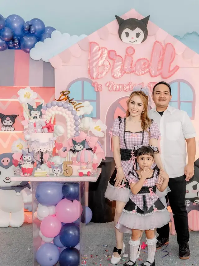 Potret ulang tahun ke-5 Briell anak Momo Geisha (Sumber: Instagram/therealmomogeisha)