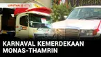 Tidak hanya warganya yang mau dirias, tapi kendaraan yang akan digunakan untuk karnaval kemerdekaan nanti malam.