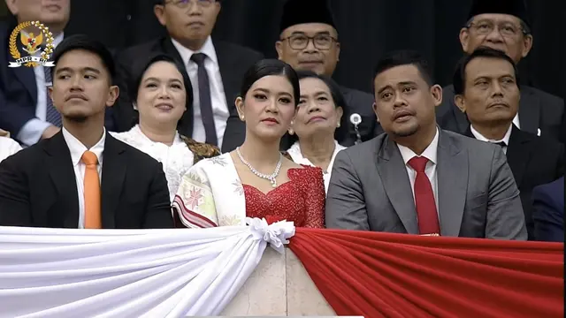 Kahiyang Ayu saat Pelantikan Prabowo-Gibran.