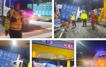 Rem Bermasalah, Dua Truk Tabrak Gerbang Tol Ciawi 2, Ini Penjelasan Kasat PJR