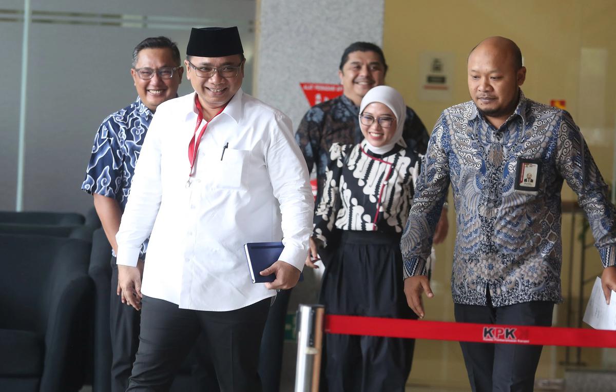 FOTO: Yaqut Cholil Qoumas Jalani Pemeriksaan KPK Terkait Dugaan Korupsi Kuota Haji