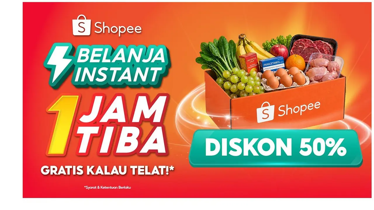 Shopee terus berinovasi dan menciptakan solusi dengan menghadirkan Shopee Belanja Instant 1 Jam Tiba.