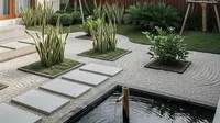 9 Tips Membuat Taman Kering yang Tetap Sejuk Meski Minim Tanaman
