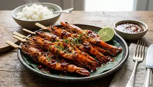Resep Udang Bakar Bumbu Rujak yang Pedas Manis Menggoda