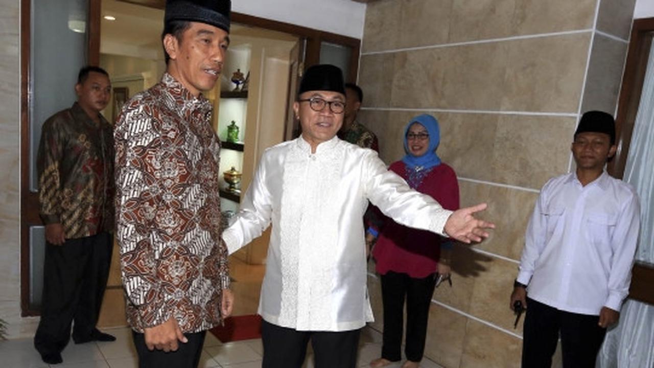 Presiden Jokowi hadiri buka puasa bersama di rumah Ketua MPR