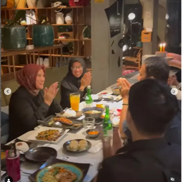 6 Potret Dul Jaelani di Perayaan Ultah Ibunda Tissa Biani, Sudah Akrab