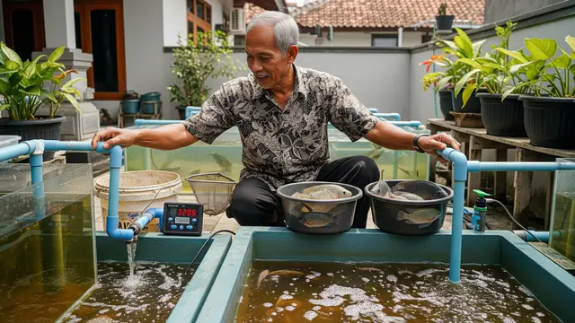 Cara Ternak Ikan Nila Cepat Besar untuk Pensiunan/Gemini AI