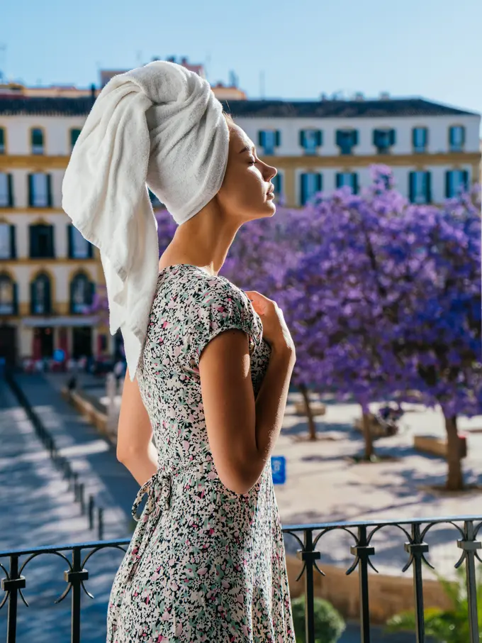 Ilustrasi sehabis mandi