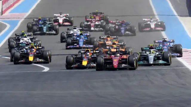 Foto: Charles Leclerc Apes, Max Verstappen Jawara di F1 GP Prancis