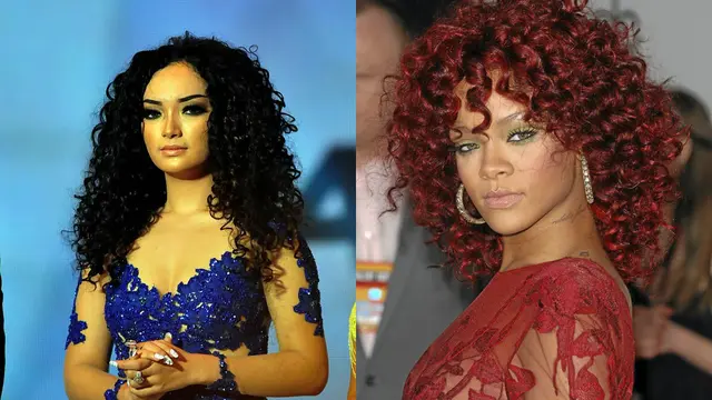 4 Kemiripan Zaskia Gotik dengan Rihannaaaaaaaaaaaaa