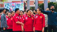 Presiden Joko Widodo (Jokowi) meresmikan Gedung Asrama Mahasiswa Nusantara (AMN) Surabaya pada Selasa (29/11/2022).