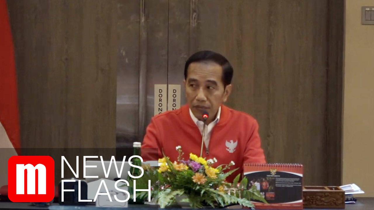 VIDEO: Jokowi Pimpin Rapat di Tengah Kabut Asap