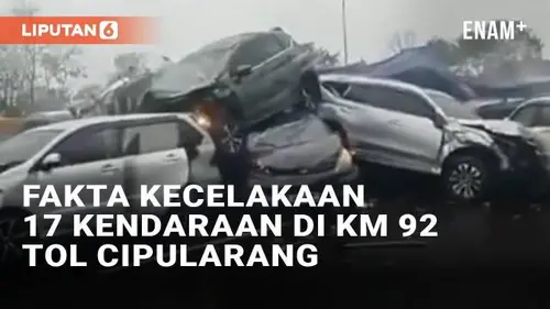 VIDEO: Fakta Kecelakaan Beruntun KM 92 Tol Cipularang, Diawali Truk Rem Blong