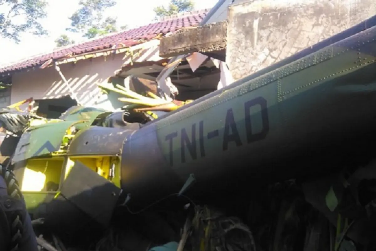 Helikopter Jatuh Yogyakarta1