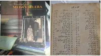 Buku resep itu sudah terlihat menguning dan tertulis dengan bahasa Arab. (Sumber: Siakapkeli)