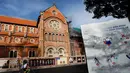 Khoa)
Seorang pria bersepeda melewati Basilika Katedral Notre-Dame Saigon pada hari pertama pemberlakuan lockdown di Kota Ho Chi Minh, Vietnam, Jumat (9/7/2021). Pemerintah Vietnam memberlakukan lockdown dua minggu di Kota Ho Chi Minh. (AFP/Huu Khoa)
