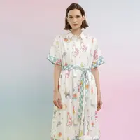Momentum Lebaran jadi ajang silaturahmi, manfaatkan kesempatan ini untuk tampil gaya saat bertemu kerabat dengan deretan dress nyaman. (Foto: Cottonink)