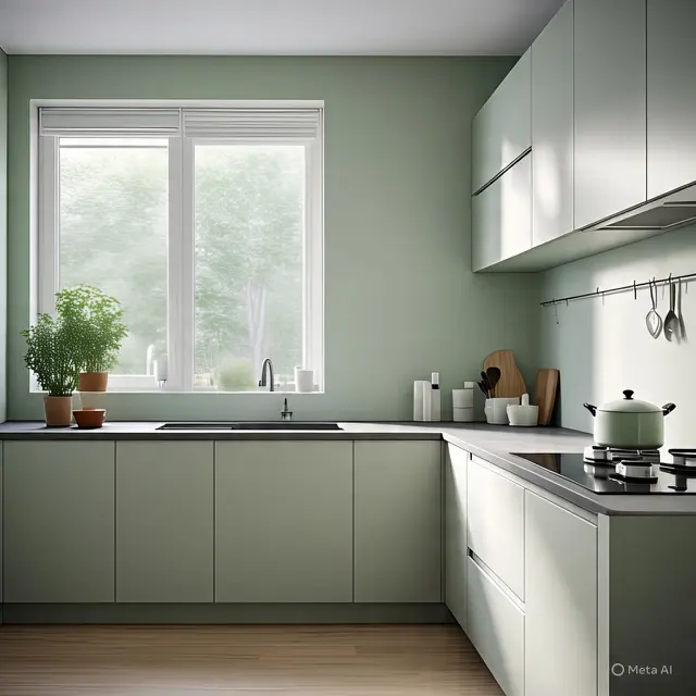 Kombinasi Warna Cat untuk Dapur