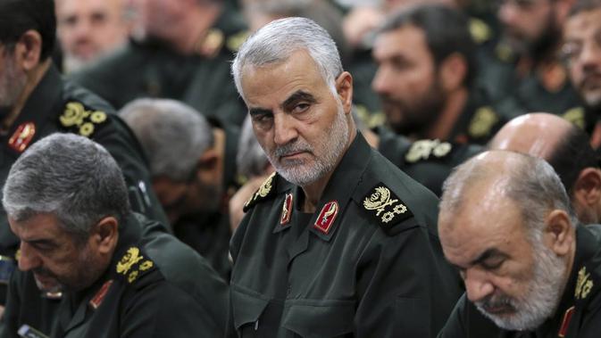 Jendral Iran Qassim Suleimani yang pernah menantang Donald Trump. Dok: AP