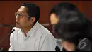 Menurut Anas, Nazaruddin hanya mengarang cerita bohong sehingga kesaksiannya nanti tidak akan bernilai Jakarta, Kamis (14/8/2014) (Liputan6.com/Miftahul Hayat)