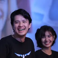 Morgan Oey saat jumpa pers dan screening film Eggnoid di XXI Plaza Senayan, Jakarta Pusat, Kamis (28/11/2019). (Daniel Kampua/Fimela.com)