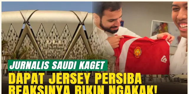 VIDEO: EKSKLUSIF: Jurnalis Arab Saudi Kaget Dapat Jersey Persiba, Doakan Timnas Indonesia Lolos Piala Dunia