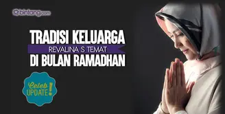 Kegiatan rutin Revalina S Temat di bulan Ramadhan.