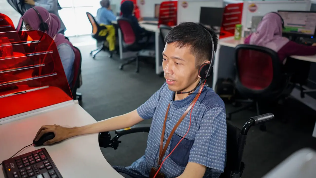 Petugas Call Center Disabilitas