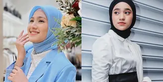 Pemenang Indonesian Idol 2023, Salma Salsabila kerap memperlihatkan sisi boyishnya lewat padu padan crop blazer, inner, dan high waisted pants. [Foto: IG/salmasalsabil12].